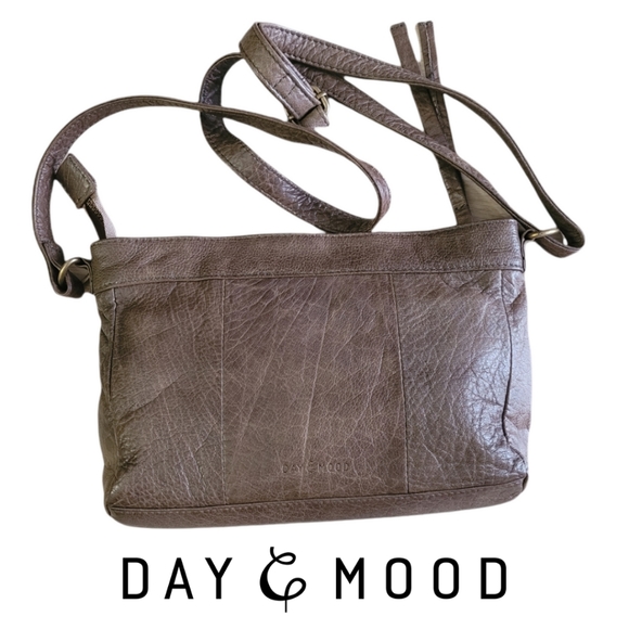 Day & Mood Small Leather Crossbody Bag - Picture 2 of 8